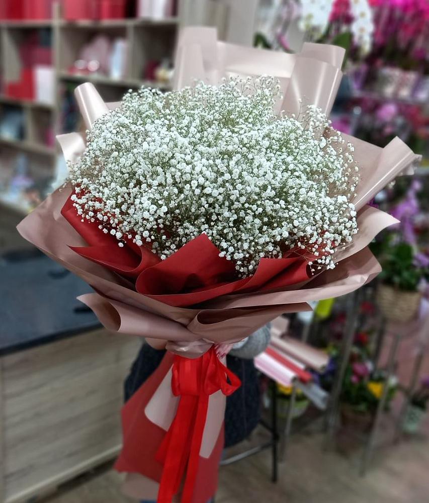 Букет Белые хлопья в Кулой Букет цветов из: Гипсофила в Кулой