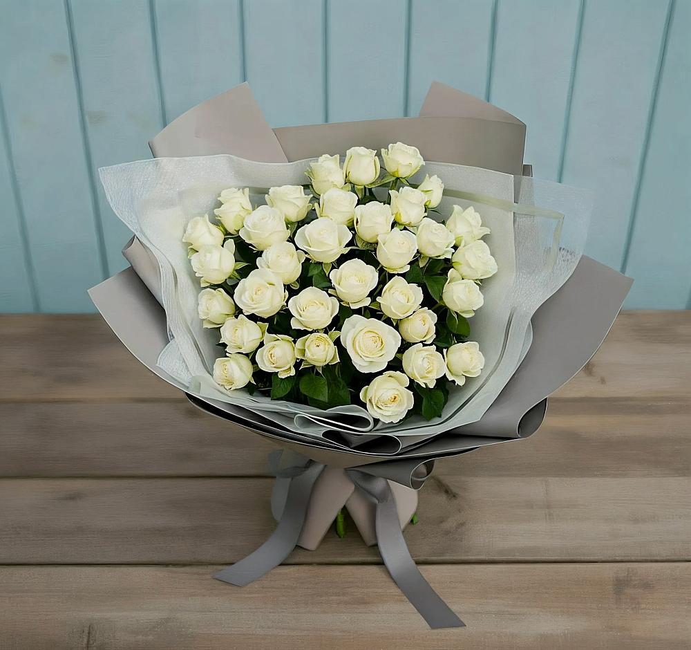 Букет Белоснежная нежность в Кулой