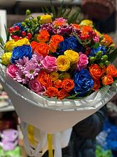 Букет цветов из:  Розы и Хризантемы #REPLACE_PRED# Кулой