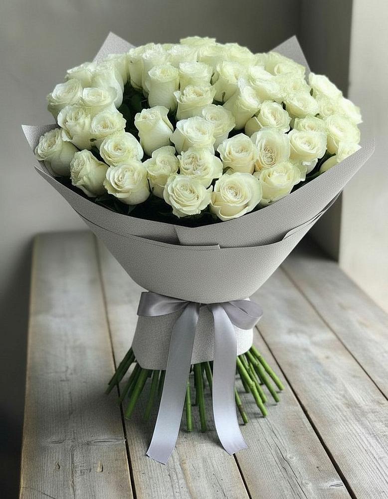 Букет 35 Белых роз в Кулой