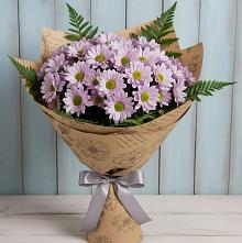 Букет цветов из:  Хризантемы #REPLACE_PRED# Кулой