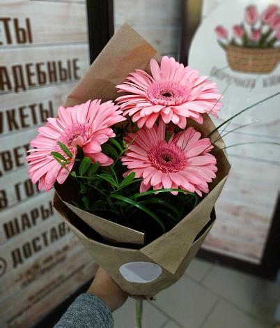 Букет цветов из: Герберы в Кулой
