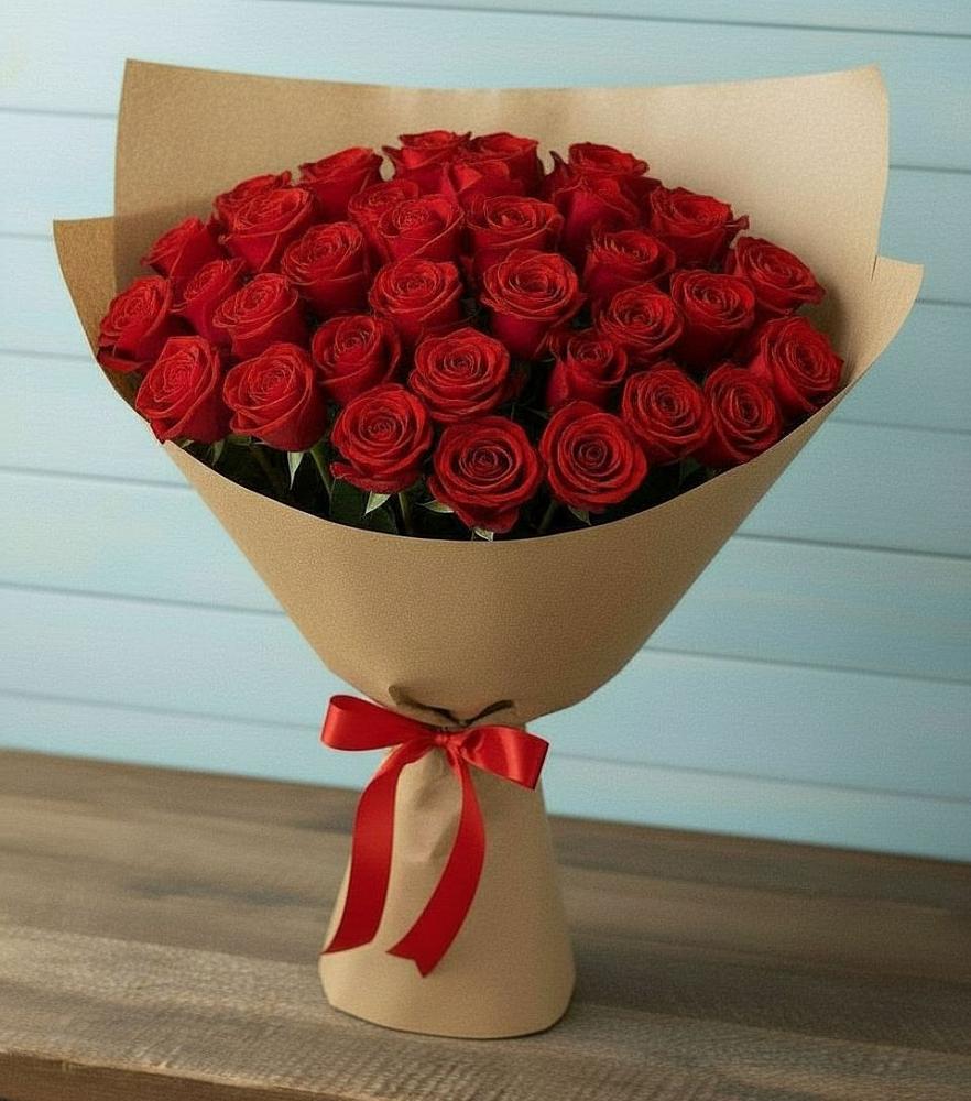Букет Красные розы Милано в Кулой