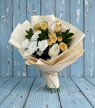 Букет цветов из:  Розы и Хризантемы в Кулой