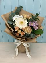 Букет цветов из:  Герберы и Хризантемы в Кулой