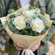 Букет Нежные грёзы в Кулой Букет цветов из: Розы в Кулой