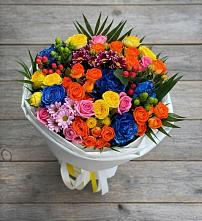 Букет цветов из:  Розы и Хризантемы в Кулой