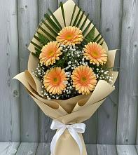 Букет цветов из:  Герберы в Кулой