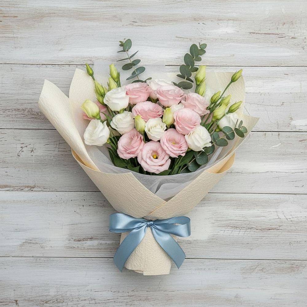 Букет цветов из: Лизиантусы в Кулой